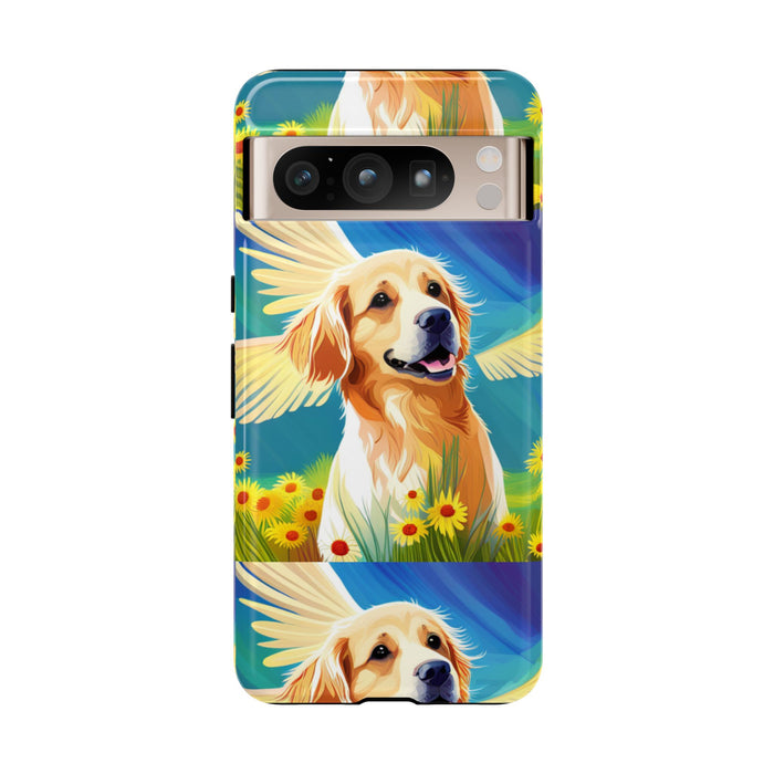 Tough Cases Golden Retriever with Wings Phone case