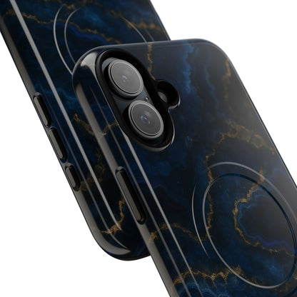 Midnight Marble iPhone Case with MagSafe