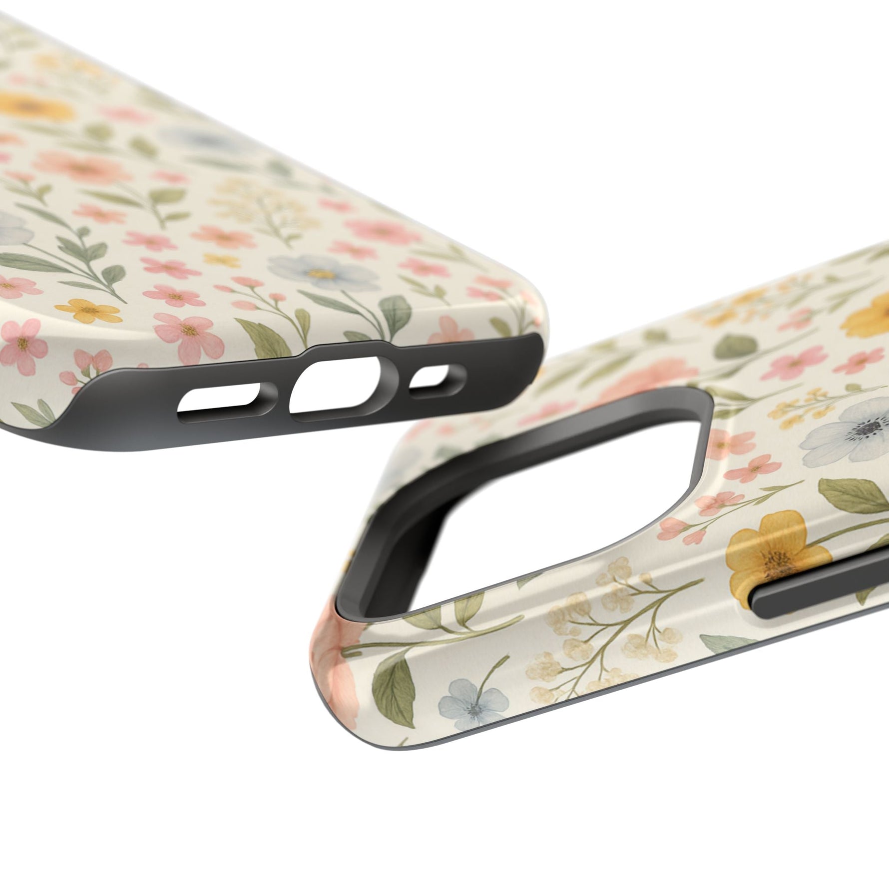 Floral Garden Impact iPhone Case with MagSafe compatibility  Shamo's