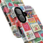 Vintage Romantic Love Stamp iPhone Case | Tough Protection + MagSafe  Shamo's