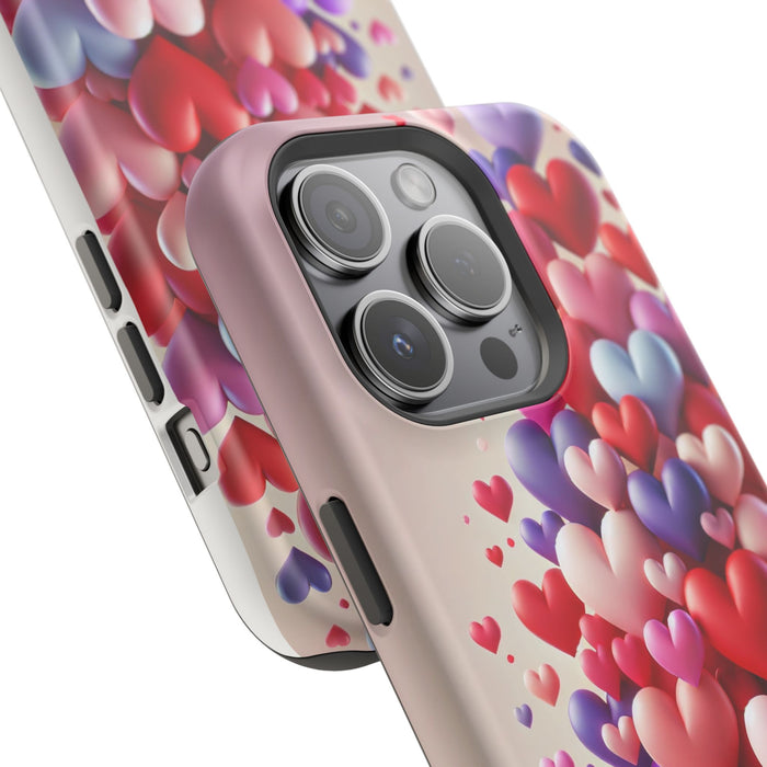 Shamo's Phone Case | MagSafe Compatible | Love Hearts Theme for iPhone 17 and more