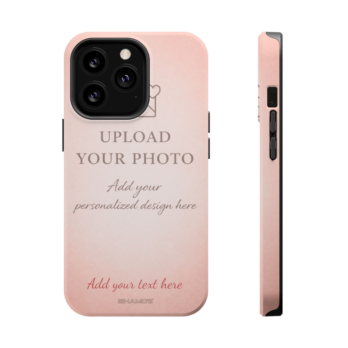 Personalizable iPhone Case | Add Your Own Photo and Text | MagSafe Compatible