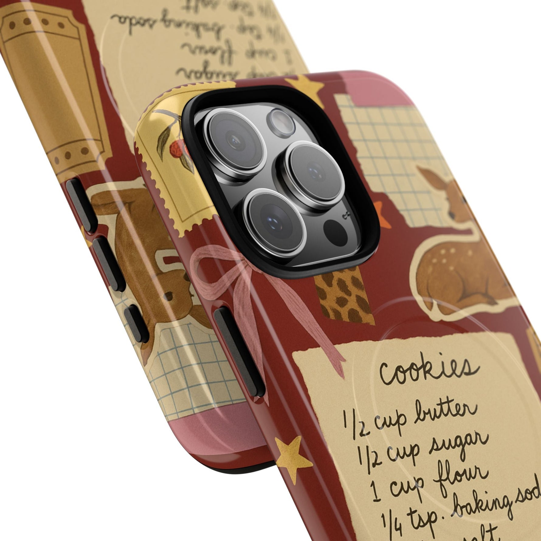 Holiday Receipt Stamps iPhone Case with MagSafe Compatibility  Shamo's