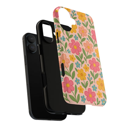 Floral Tough Magnetic MagSafe Phone Case - Stylish Protection for Everyday Use