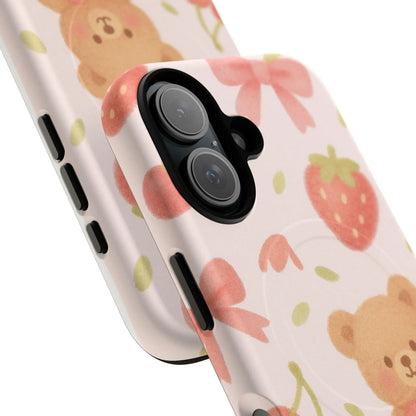 Teddy Berry Basket Friends iPhone Case with MagSafe  Shamo's