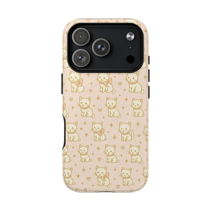 Cute Kawaii Cat Pattern iPhone Case with MagSafe - Shamo's