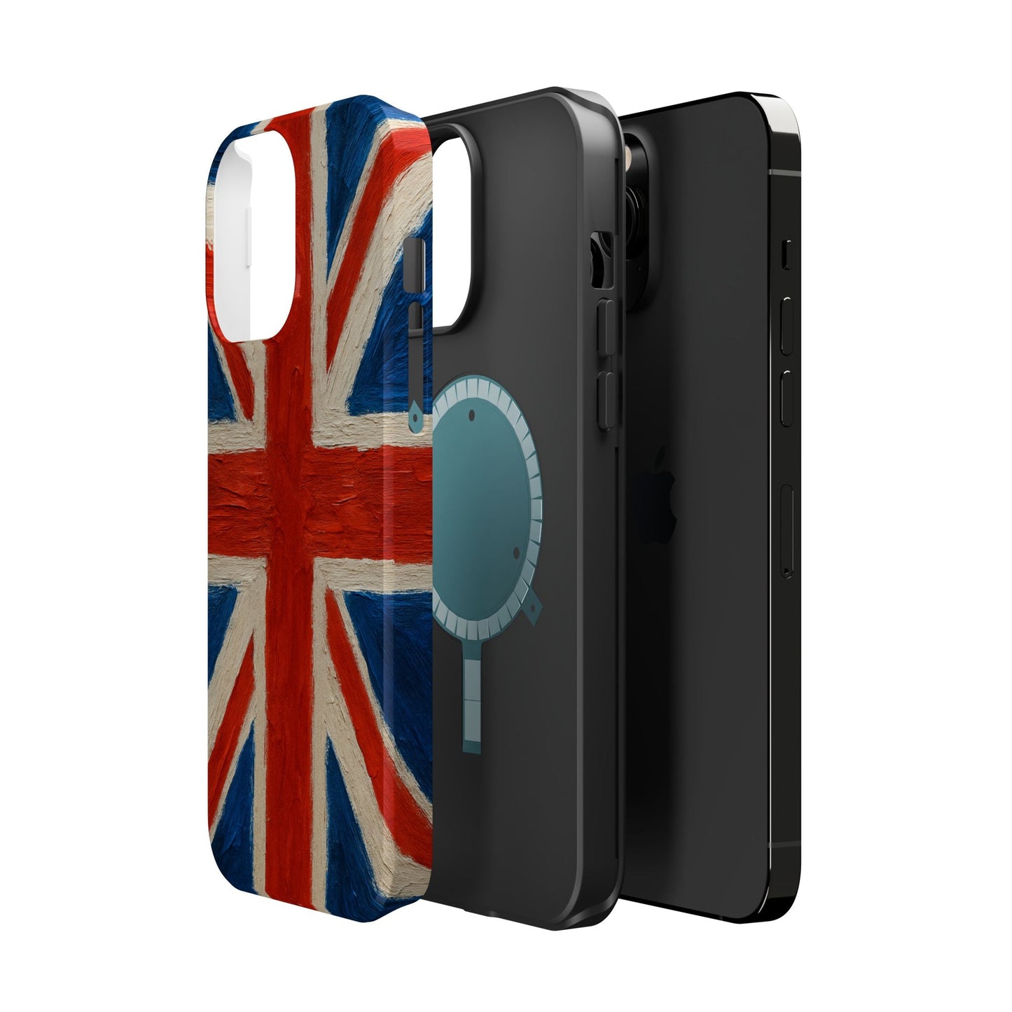 MagSafe Tough iPhone Case — UK Flag Magnetic Impact-Resistant Design  Shamo's