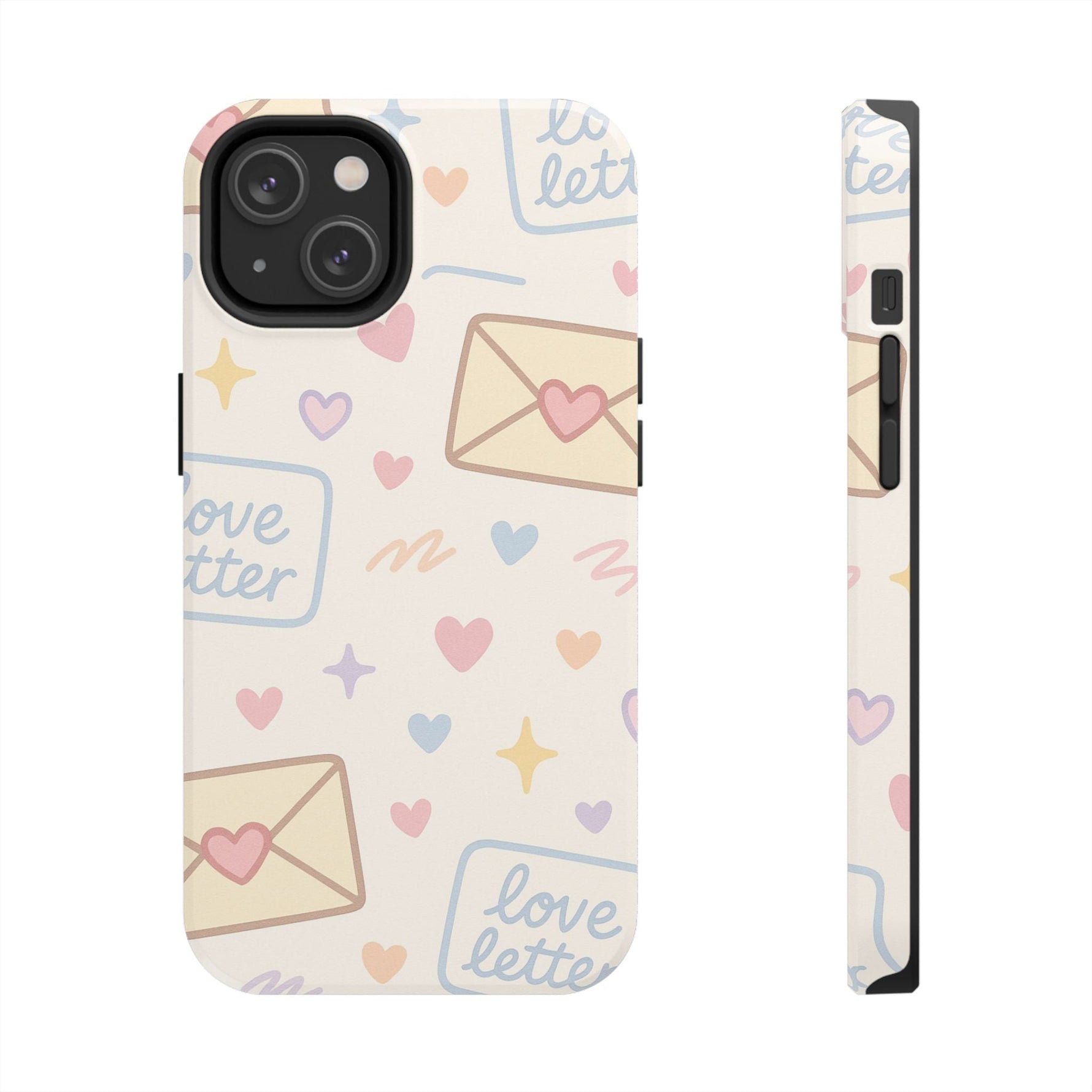 Pastel Love Letter Hearts Impact Phone Case  Shamo's iPhone 14