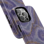 Purple Agate Marble iPhone Case with MagSafe  Shamo's