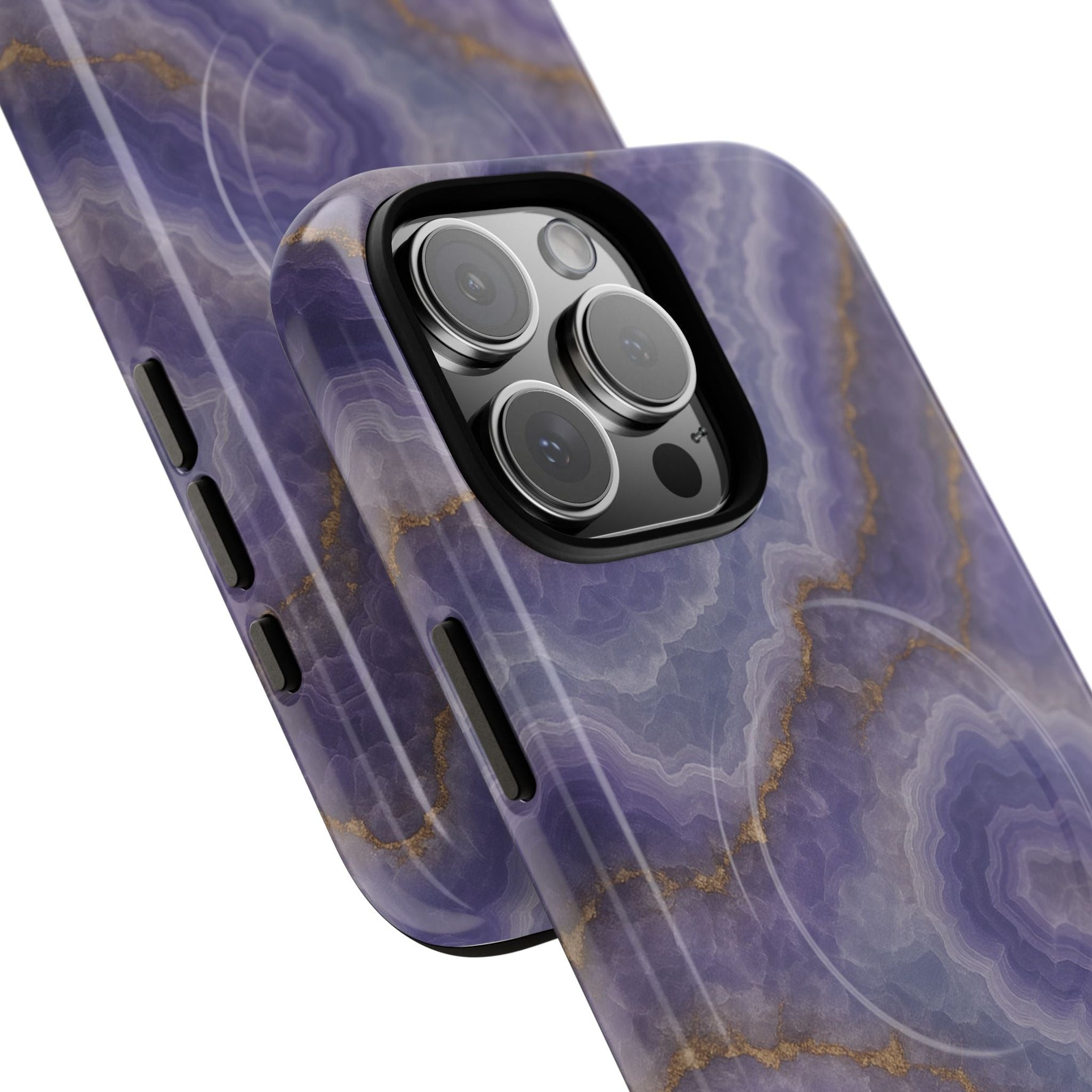 Purple Agate Marble iPhone Case with MagSafe  Shamo's