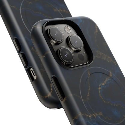 Midnight Marble iPhone Case with MagSafe