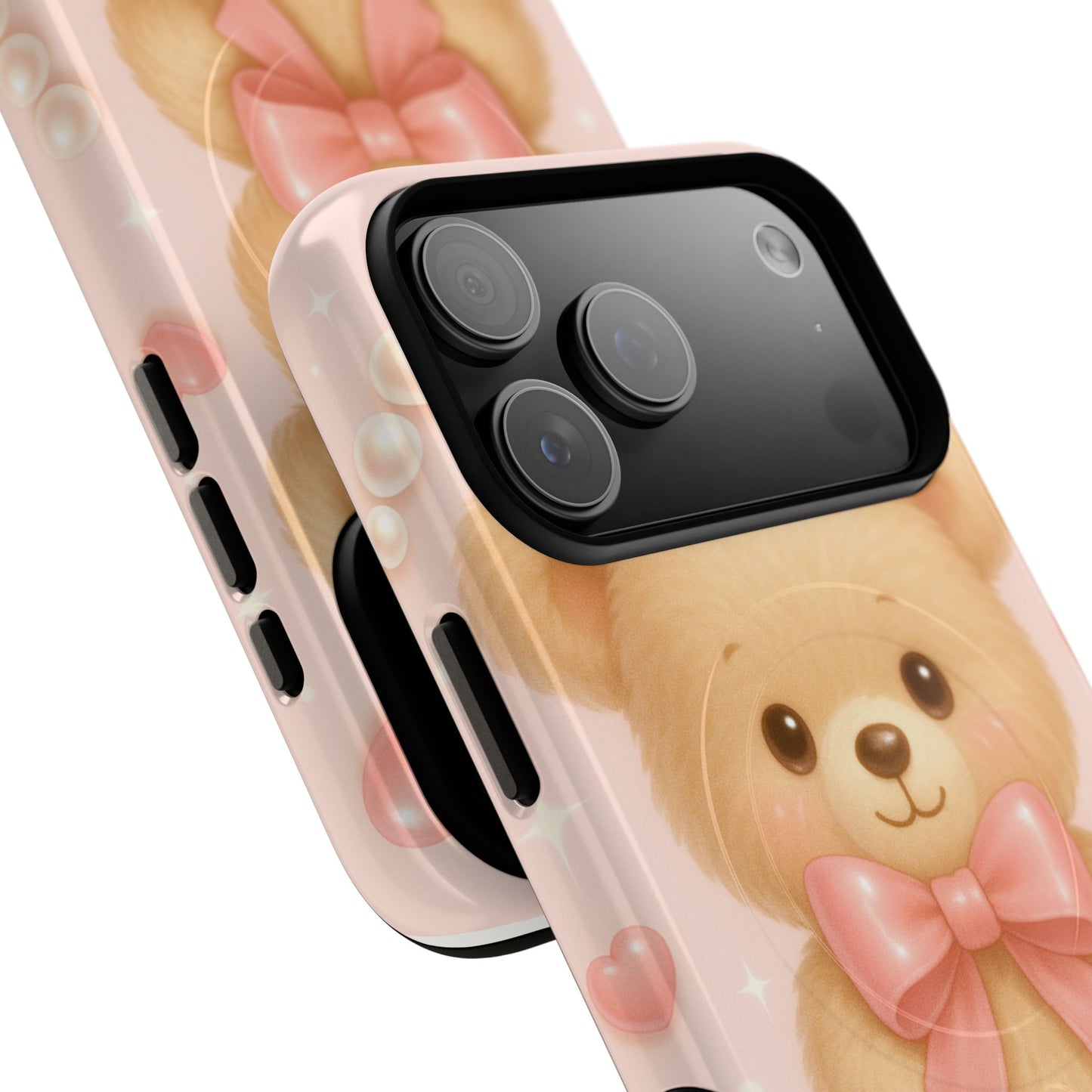 Ribbon Teddy Bear Love iPhone Case with MagSafe