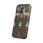 Holiday Reindeer Knit iPhone Case | compatible with MagSafe  Shamo's