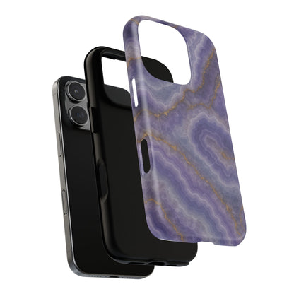 Purple Agate Marble iPhone Case with MagSafe