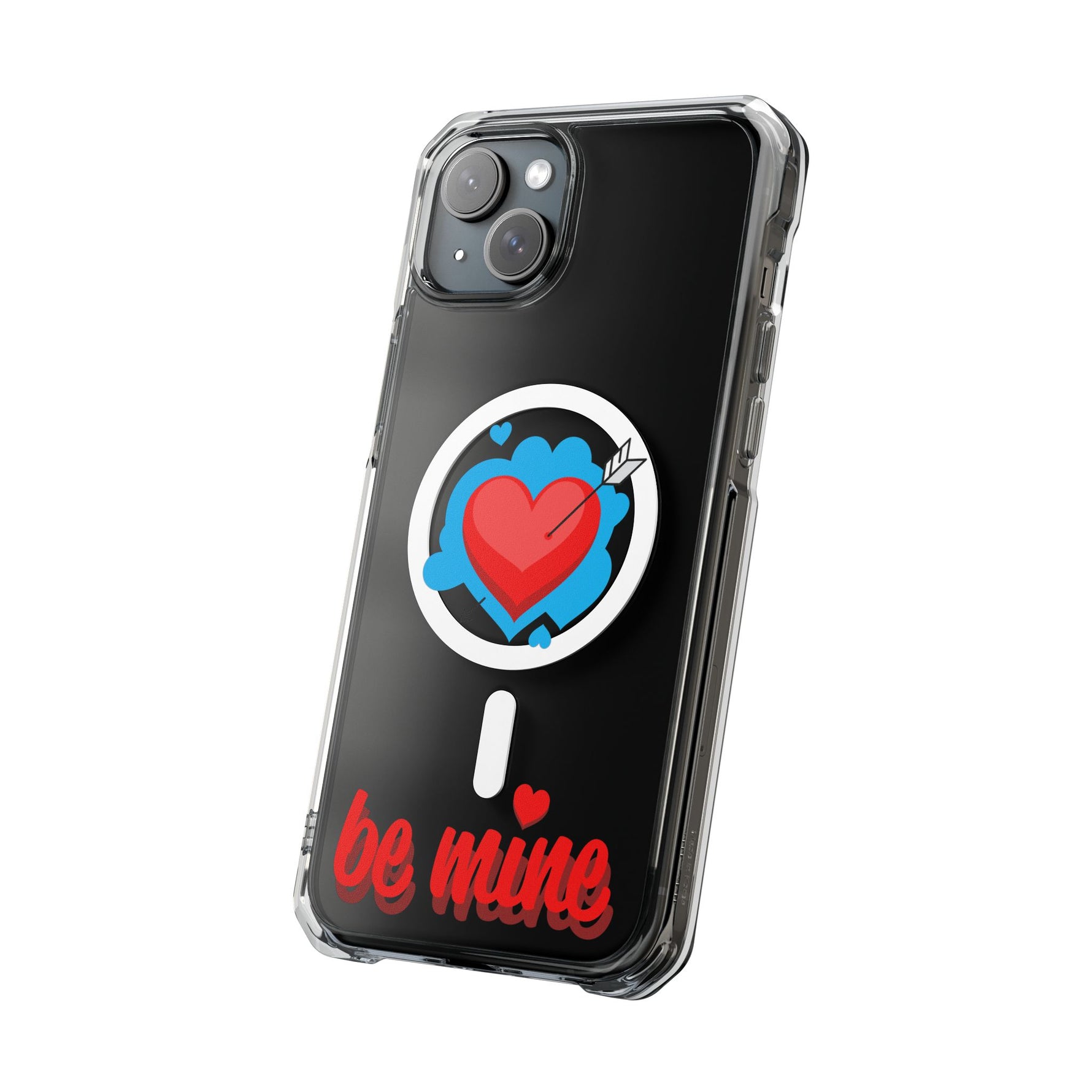 MagSafe-Compatible Clear Phone Case — "Be Mine Love Edition" - iPhone 17 - Shamo's