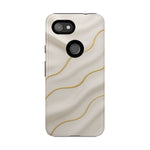 Elegant Gold Wave Tough iPhone Case  Shamo's Google Pixel 3a / Glossy