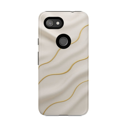Elegant Gold Wave Tough iPhone Case