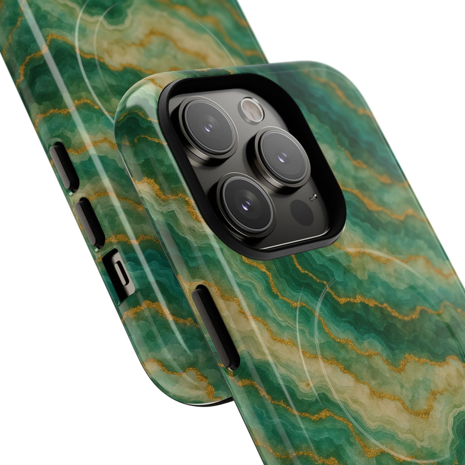 Green Marble iPhone Case with MagSafe  Shamo's