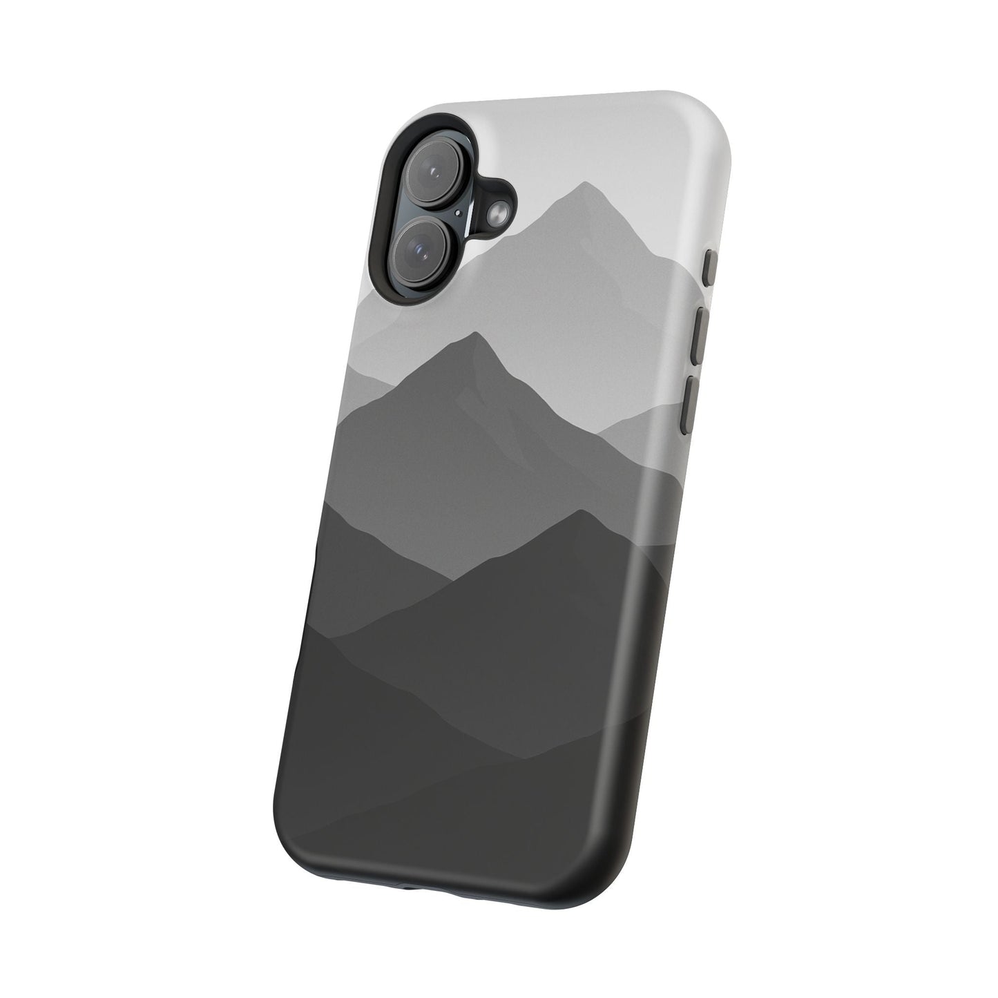 Monochrome Mountain Design iPhone Case | MagSafe  Shamo's