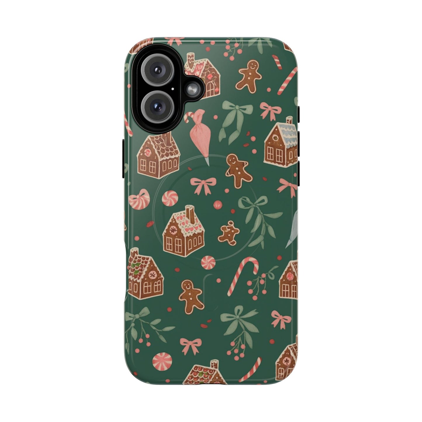 Holiday Gingerbread iPhone Case | MagSafe  Shamo's iPhone 16 Plus / Glossy