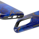 Blue Gold Marble Phone Case  Shamo's