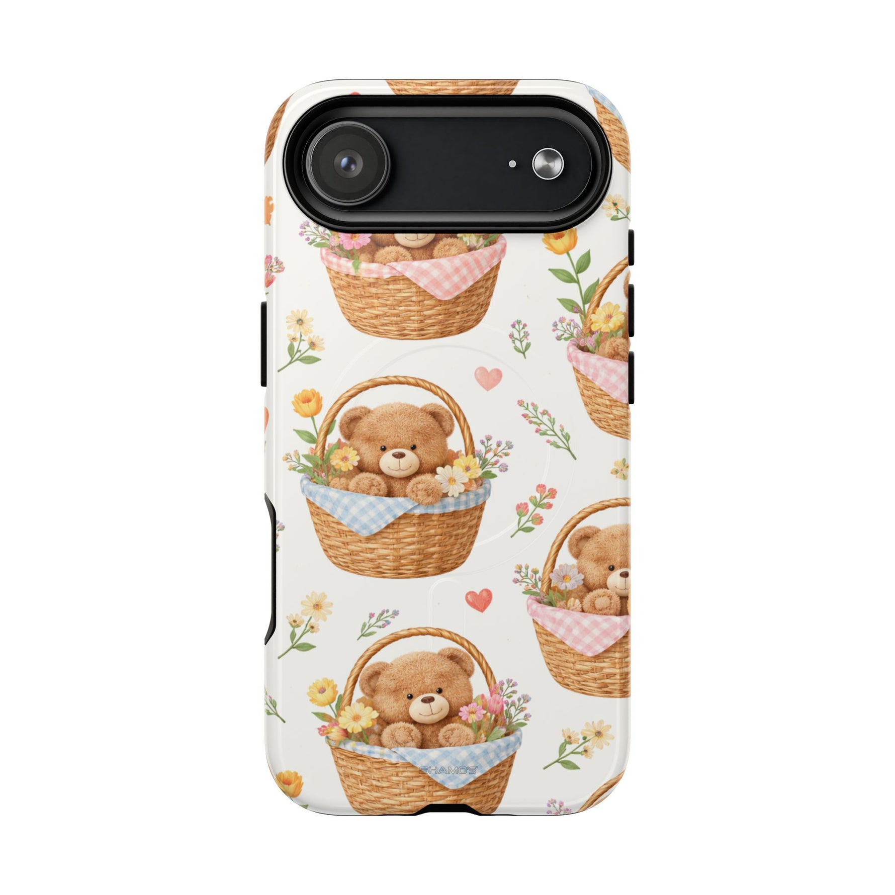 Teddy Berry Basket iPhone Case with MagSafe