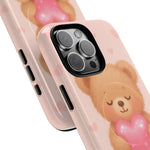 Heart Hug Teddy Bear iPhone Case – with MagSafe  Shamo's