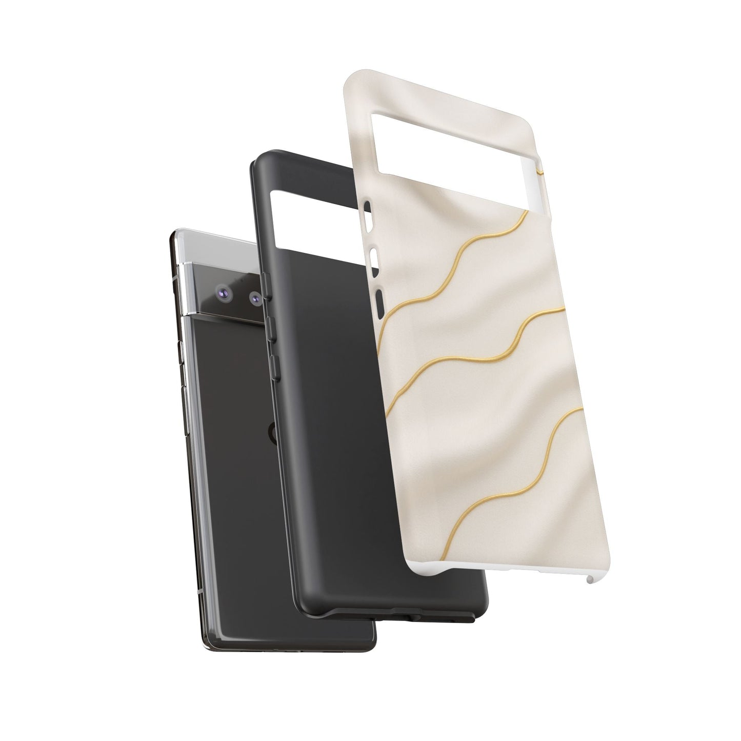 Elegant Gold Wave Tough iPhone Case