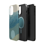 “Calm Over Chaos” Abstract Ocean Wave iPhone Case | MagSafe Compatible  Shamo's