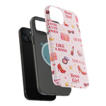 Boss Girl Cosmetic Pattern iPhone Case | MagSafe - iPhone 17 / Glossy - Shamo's