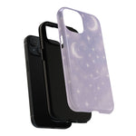 Celestial Lavender iPhone Case — Moon & Stars MagSafe Compatible - Shamo's