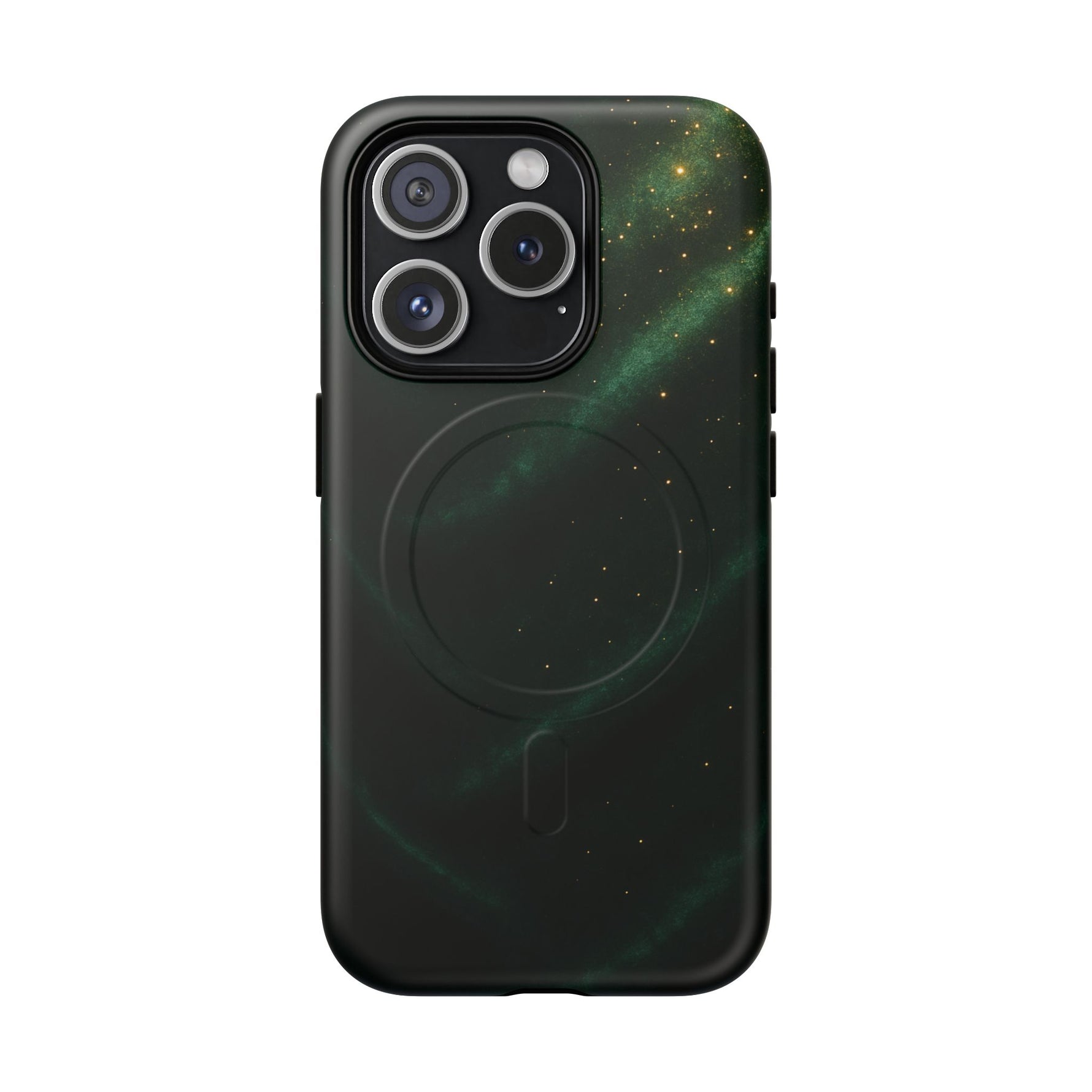 Luxury Series Emerald Galaxy iPhone Case with MagSafe - Shamo's