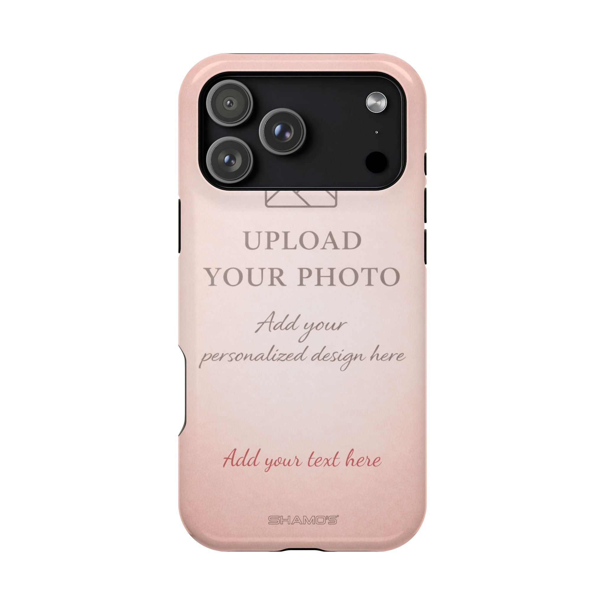 Personalizable iPhone Case | Add Your Own Photo and Text | MagSafe Compatible