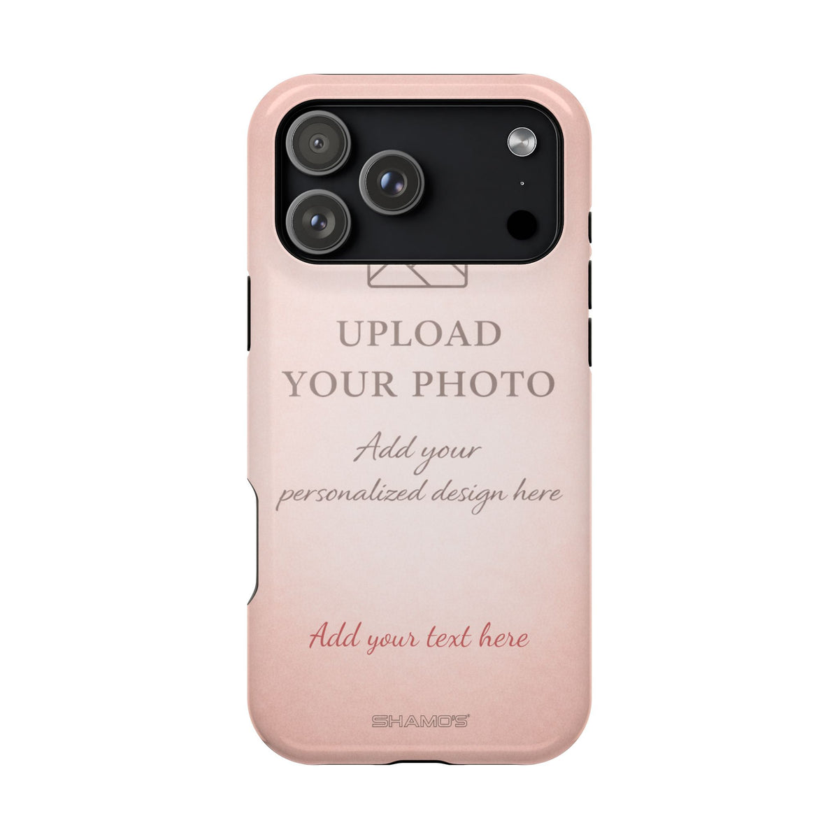 Personalizable iPhone Case | Add Your Own Photo and Text | MagSafe Compatible
