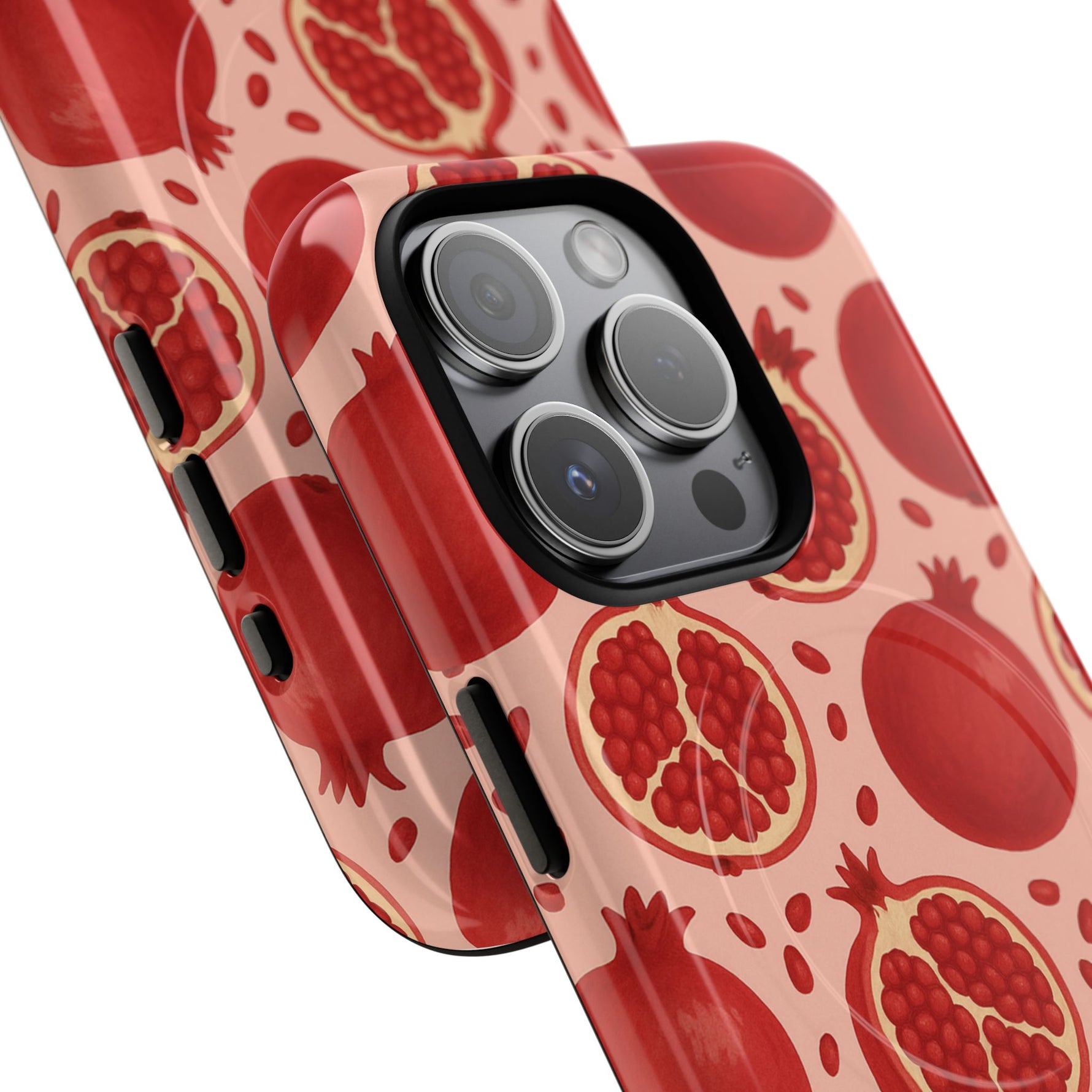 Pomegranate Fruit Tough iPhone Case | MagSafe Compatible - Shamo's