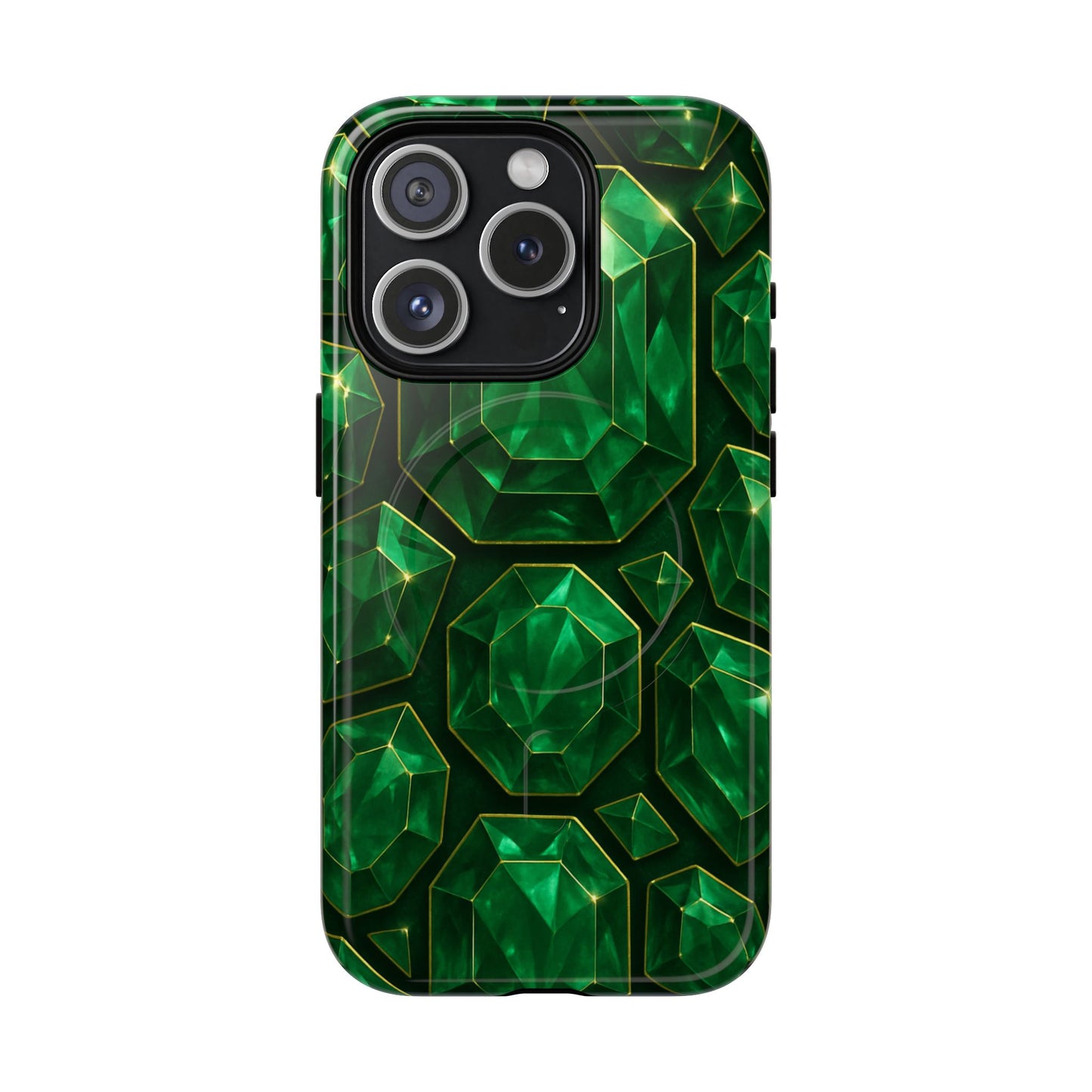 Luxury Series Emerald Gem iPhone Case with MagSafe - Shamo's