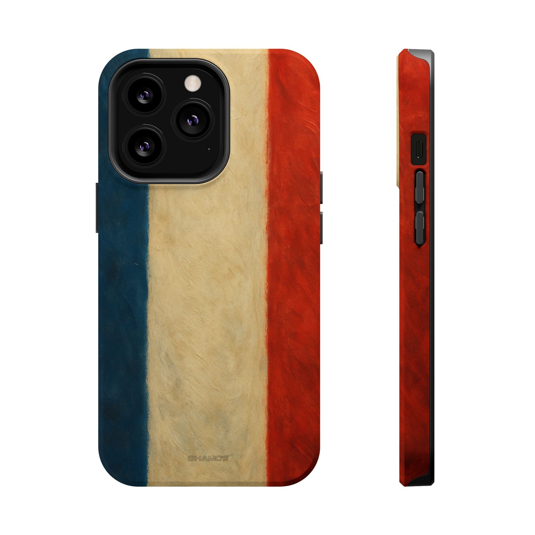 France Flag Tough Impact MagSafe iPhone Case