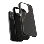 Black & Gold Marble iPhone Case with MagSafe  Shamo's