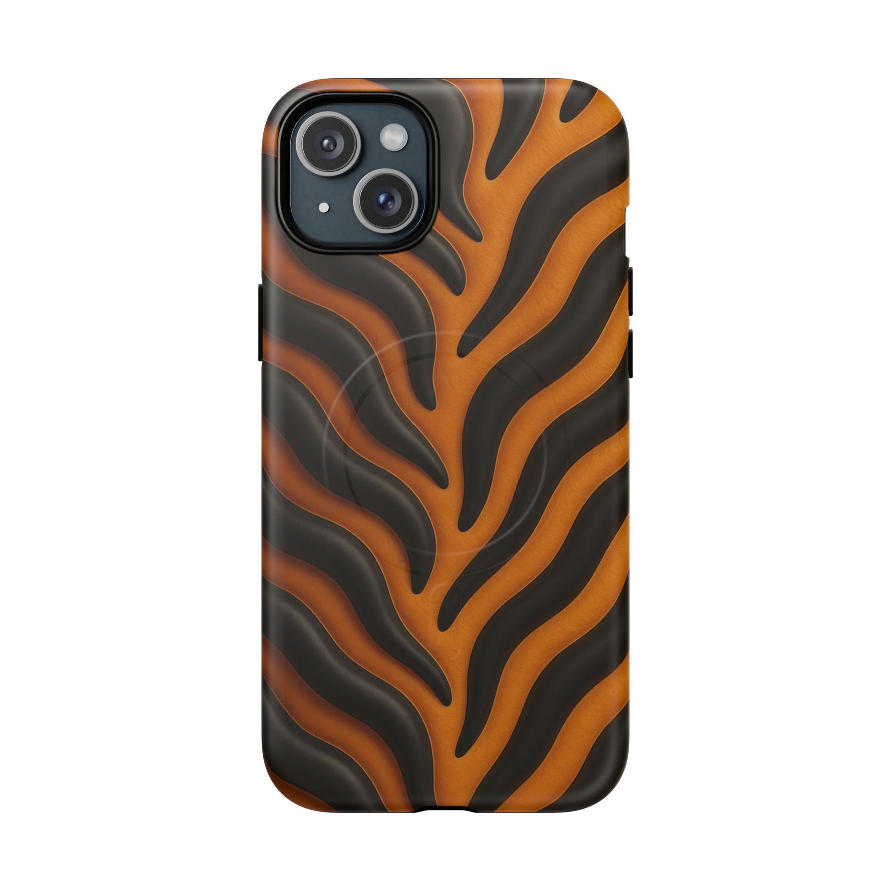 Fierce Tiger Striped iPhone Case - Works with MagSafe - Shamo's