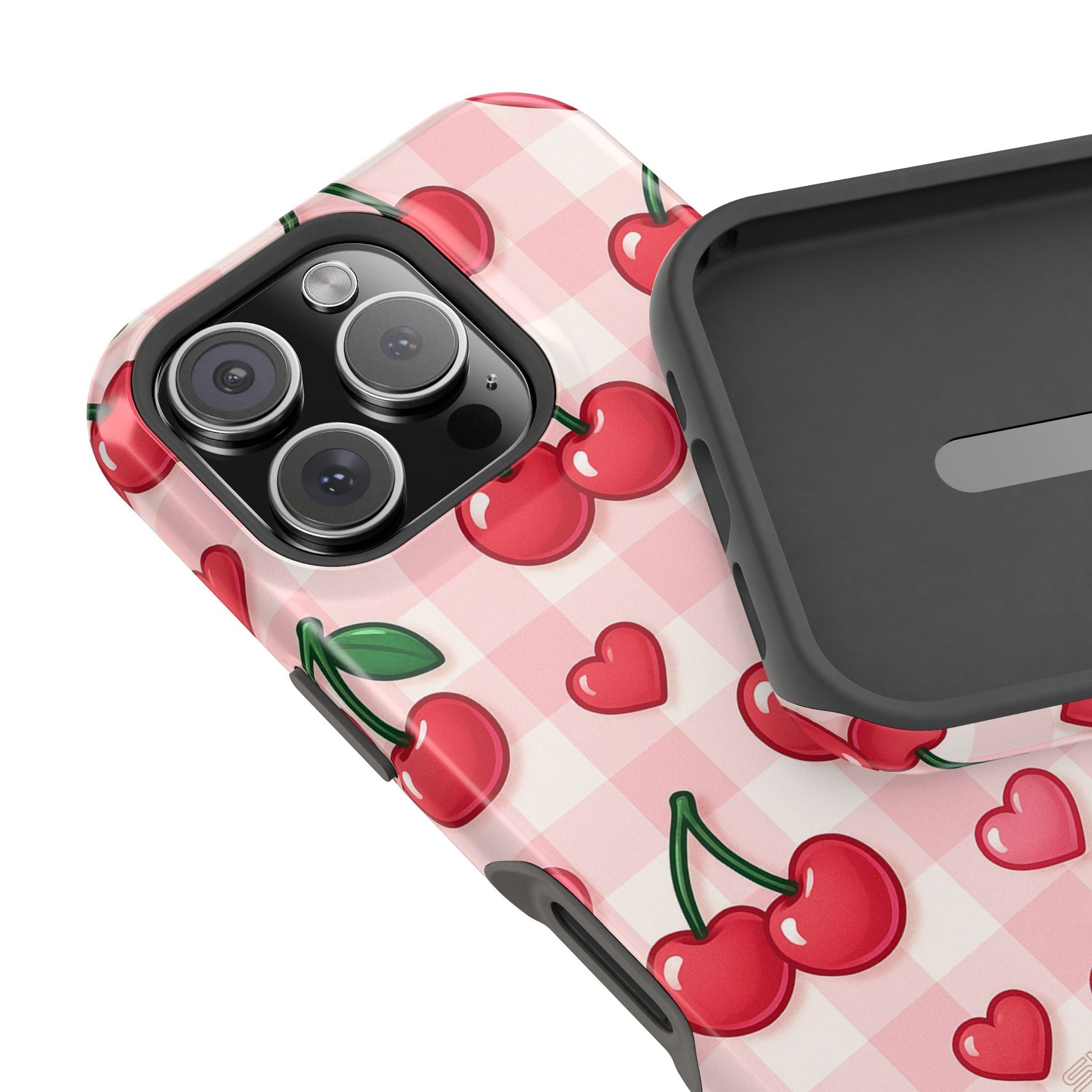 Y2K Cherries & Hearts iPhone Case | MagSafe