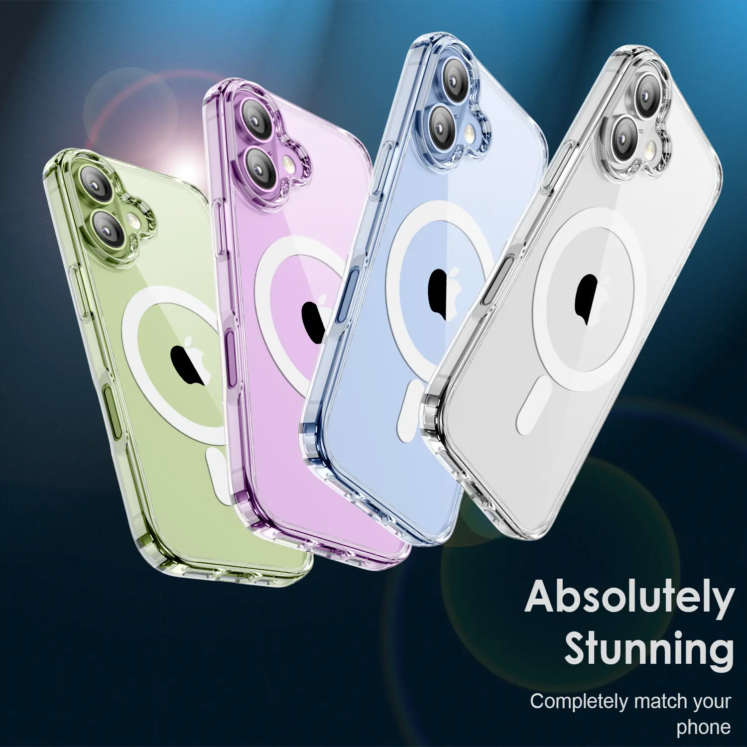 MagSafe Clear Case for iPhone 17 – Anti-Yellowing