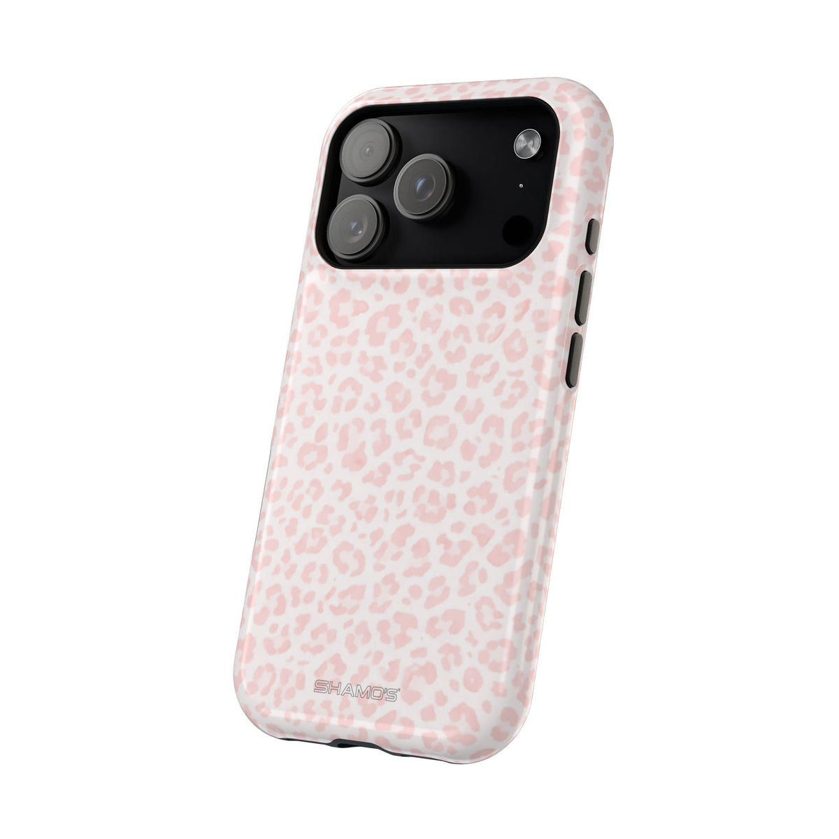 Pink Leopard Impact-Resistant iPhone Case | MagSafe