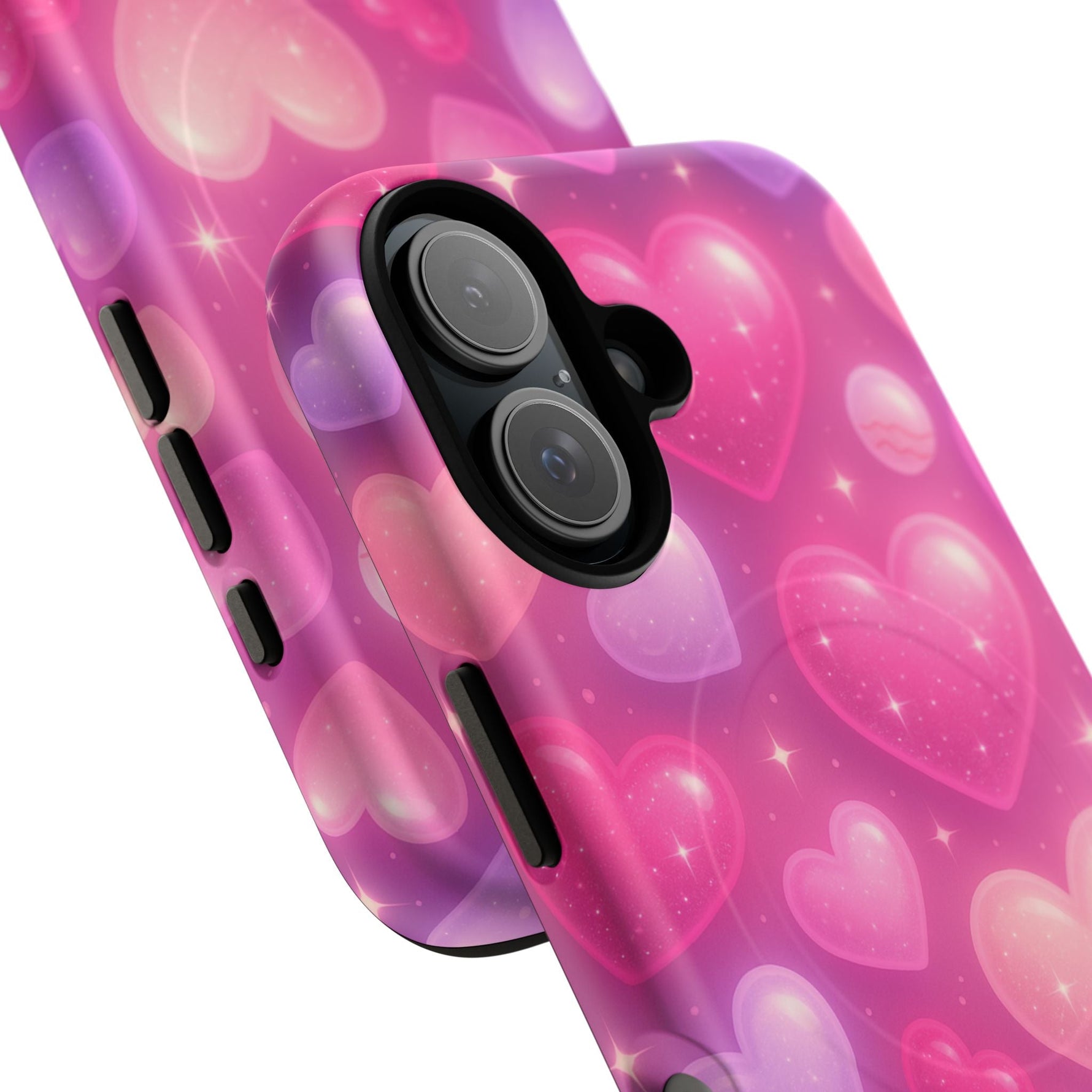 Glitter Hearts Cases for iPhones with MagSafe  Shamo's