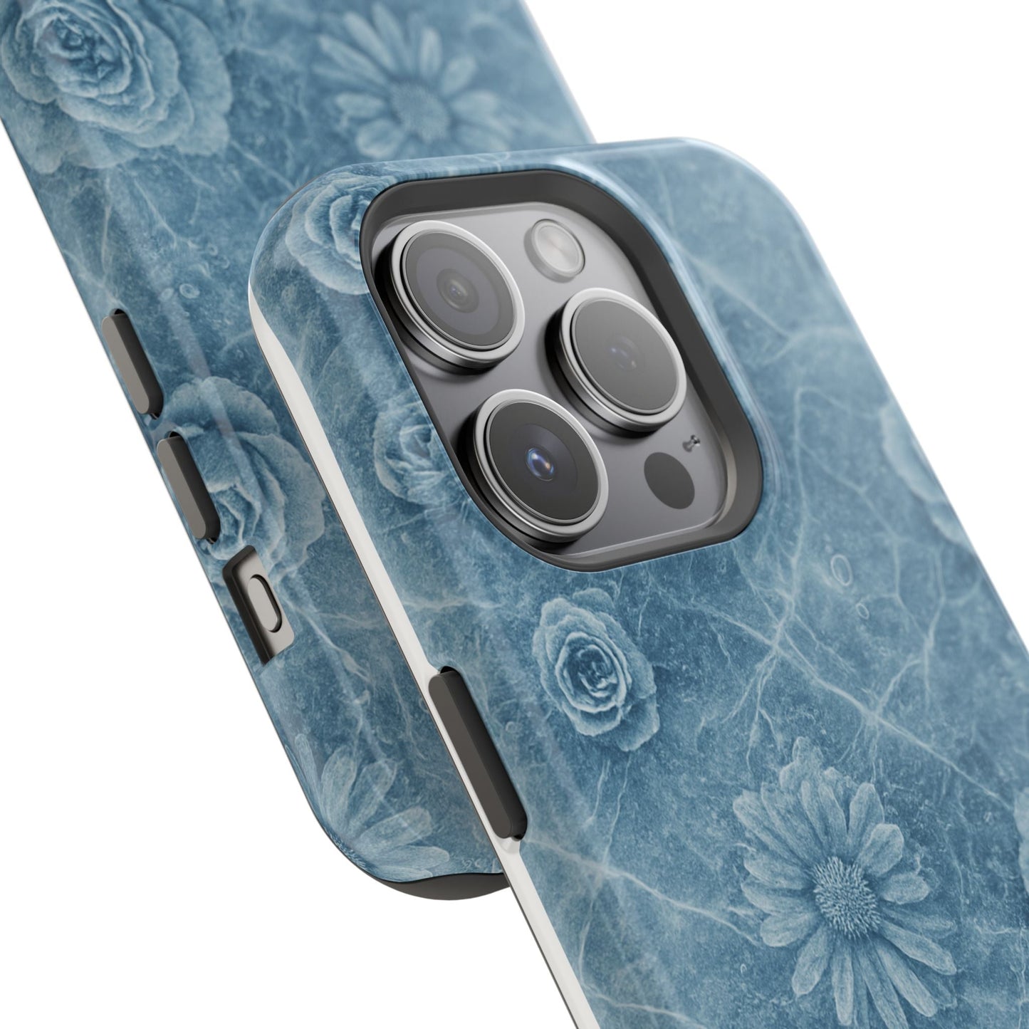 Frozen Flower Impact-Resistant iPhone Case — MagSafe Compatible  Shamo's