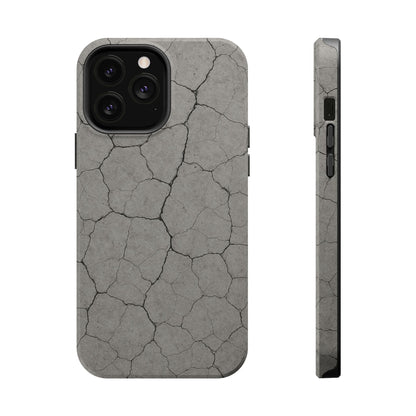 Cracked Concrete Texture iPhone Case with MagSafe compatibility  Shamo's iPhone 13 Pro Max / Glossy