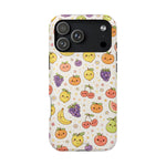 Cute Kawaii Fun Fruit Pattern Magnetic Impact-Resistant iPhone Case with MagSafe Compatibility