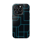 Neon Grid Magnetic Impact-Resistant iPhone Case | MagSafe compatible  Shamo's iPhone 15 Pro / Glossy