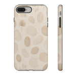 Neutral Pebble Pattern Tough iPhone Case  Shamo's iPhone 8 Plus / Glossy