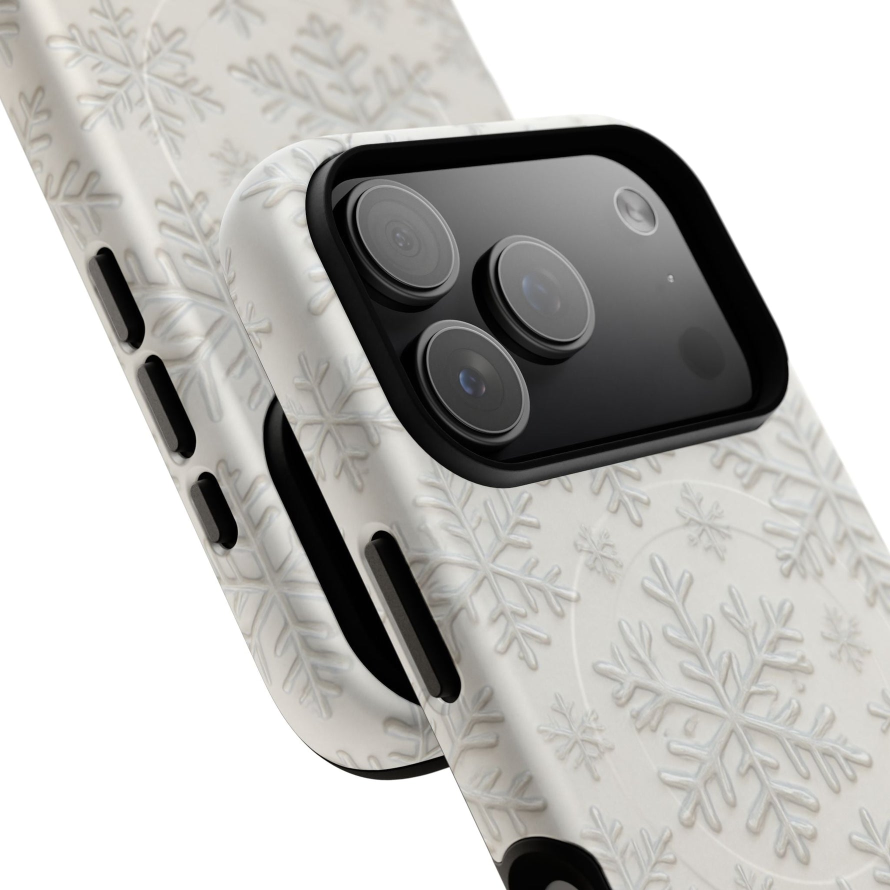 Snowflake Texture iPhone Case compatible with MagSafe  Shamo's