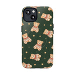 Funda para iPhone con diseño de osito de peluche y corazón (con MagSafe)